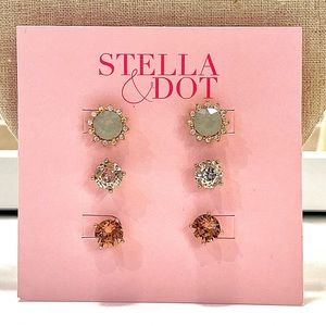 Stud set with removable halo